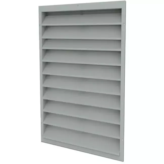 Grille murale extérieure en acier galvanisé 400x800