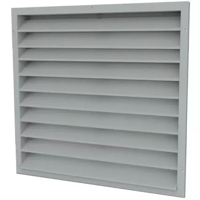 Grille murale extérieure en acier galvanisé 500x500