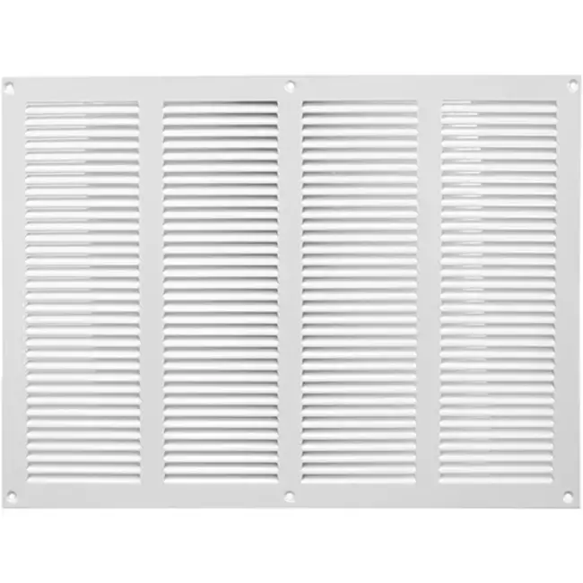 Grille métal 400 x 300 mm blanc - MR4030