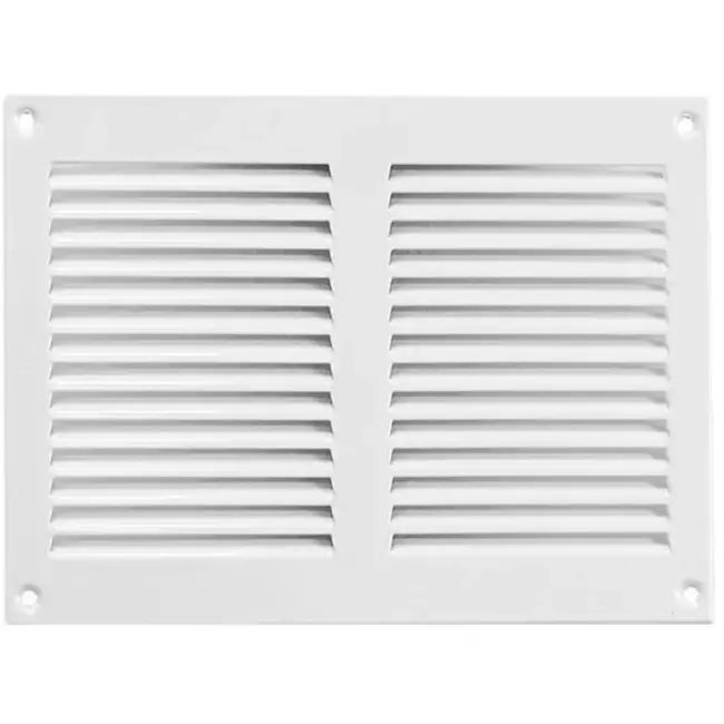 Grille métal 200 x 150 mm blanc - MR2015