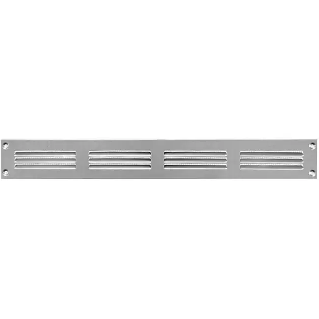 Grille métal 400 x 50 mm zinc - MR405Zn