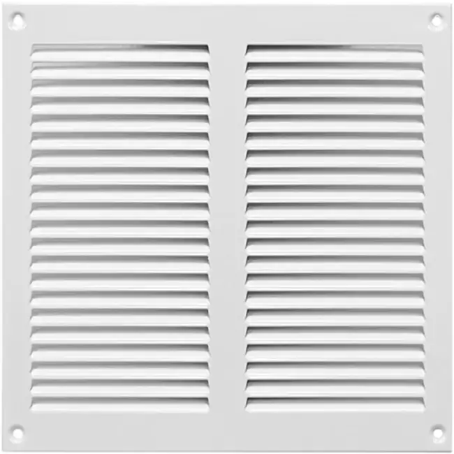 Grille métal 200 x 200 mm blanc - MR2020