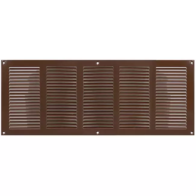 Grille métal 500 x 200 mm marron - MR5020B
