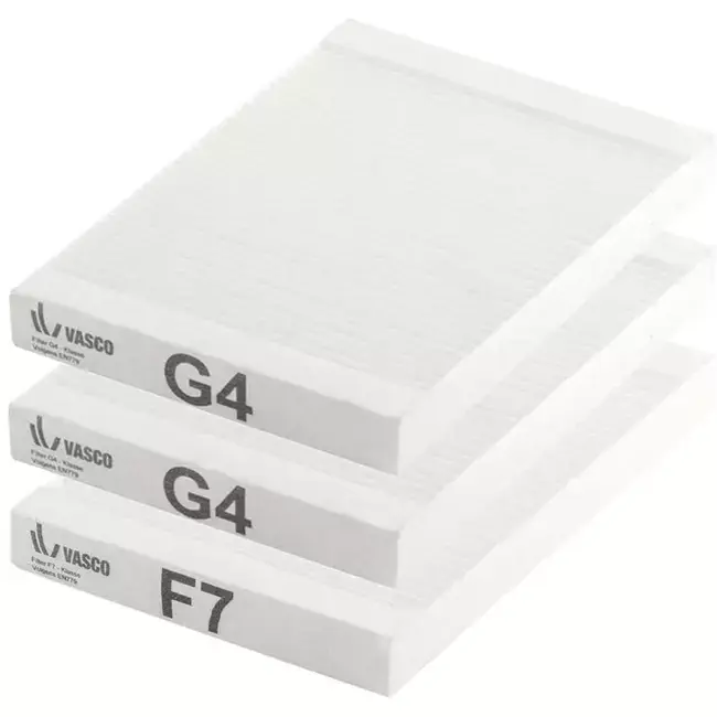 Filterset de récupération de chaleur G4/G4/F7 pour Vasco DX