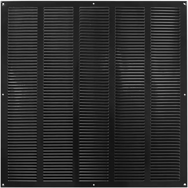 Grille métal 500 x 500 mm noir - MR5050M - RAL9005