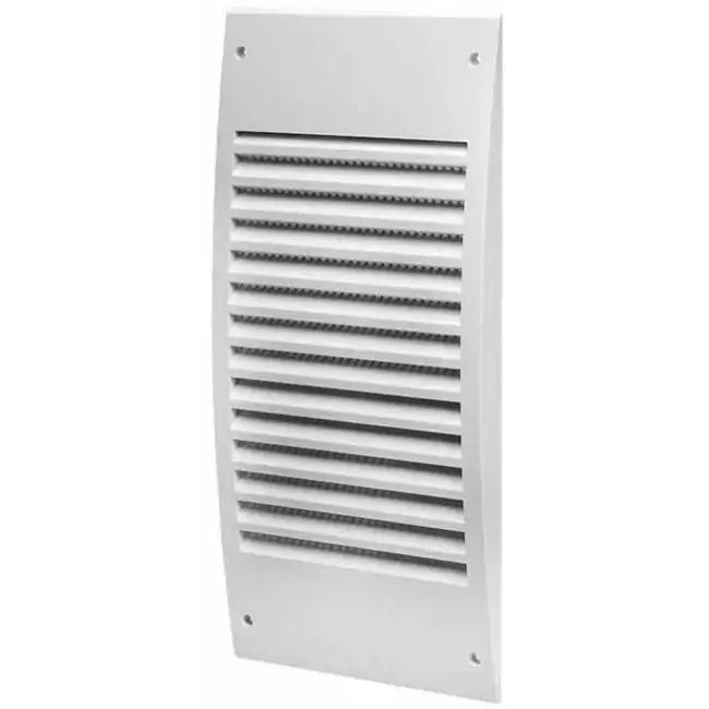 Grille murale 300x140 mm blanc - N30