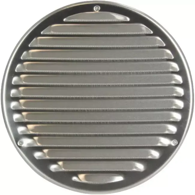 Grille de ventilation métal ronde Ø 200 mm acier inoxydable - MR200i