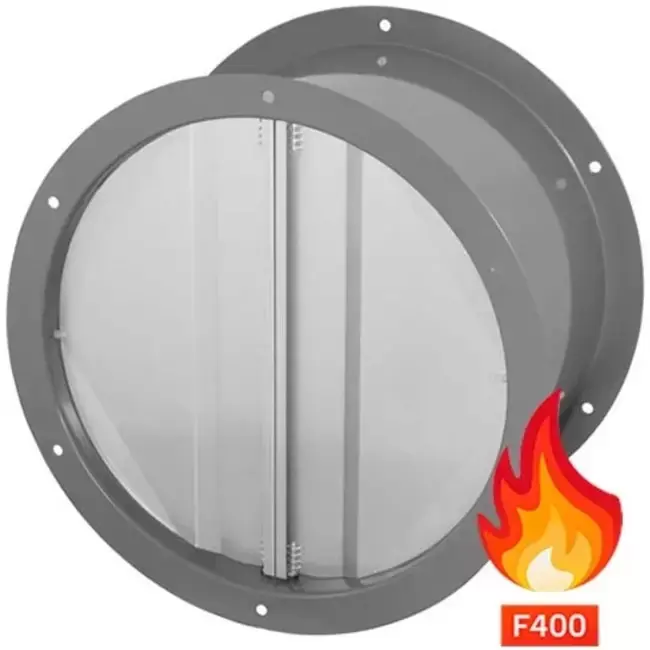 Clapet anti retour Ruck 400 °C F4 pour ventilateur axial Ø 560 - RVK 560 F4