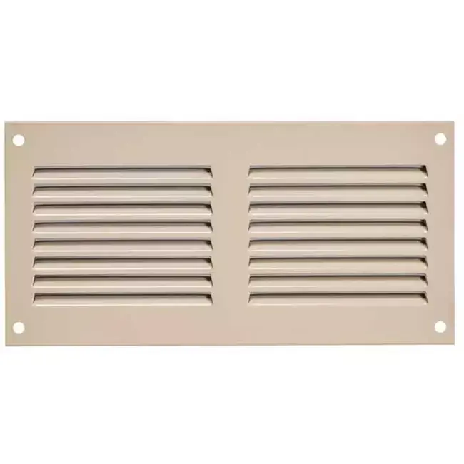 Grille métal 200 x 100 mm beige - MR2010Y
