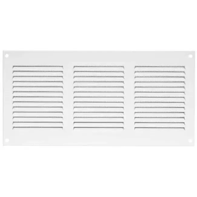 Grille métal 300 x 150 mm blanc - MR3015