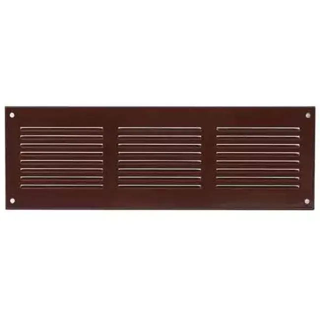 Grille métal 300 x 100 mm marron - MR3010B