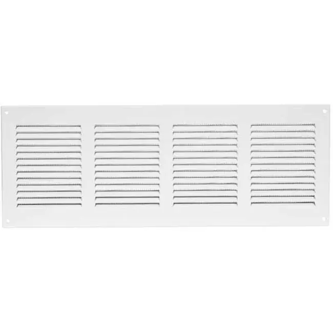 Grille métal 400 x 150 mm blanc - MR4015