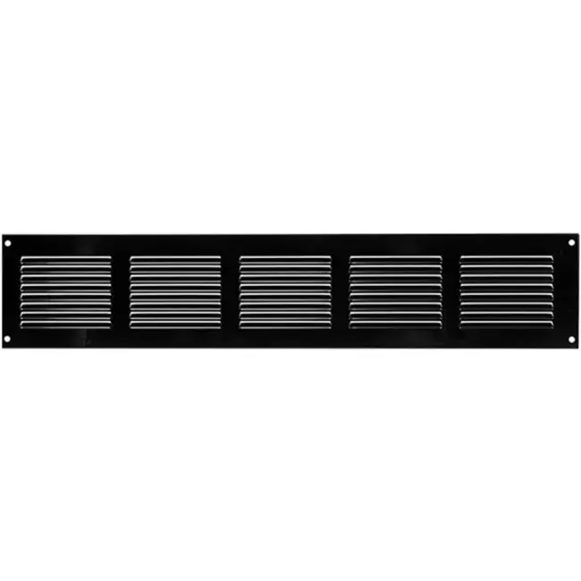 Grille métal 500 x 100 mm noir - MR5010M - RAL9005