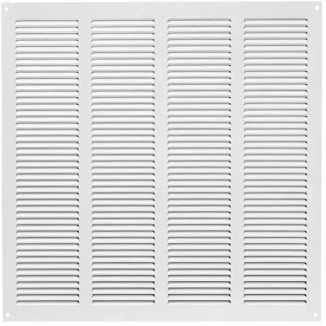 Grille métal 400 x 400 mm blanc - MR4040