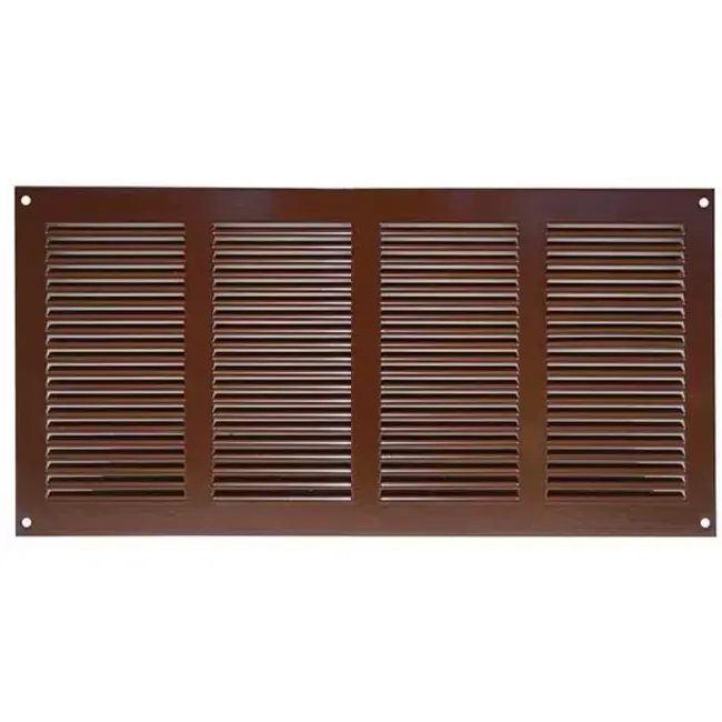 Grille métal 400 x 200 mm marron - MR4020B