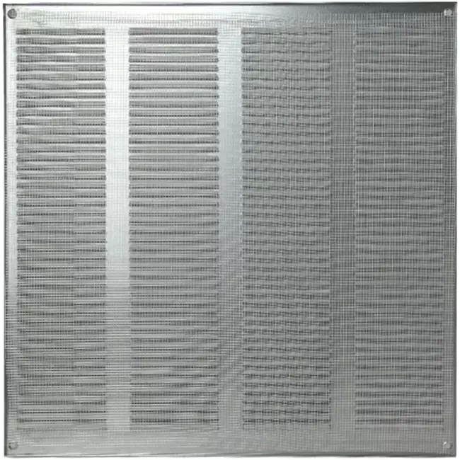 Grille métal 400 x 400 mm zinc - MR4040Zn