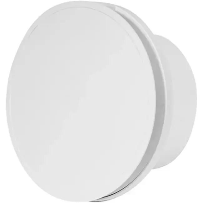 Vmc salle de bain rond Ø 100 mm blanc avec minuterie - Design EAT100T