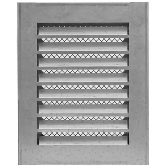 Grille métal industriel 150 x 200 mm zinc - MRF1520Zn