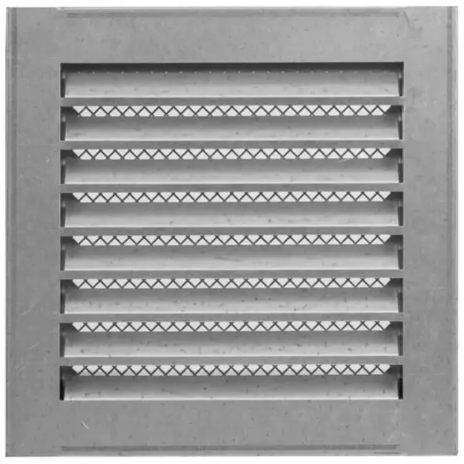 Grille métal industriel 200 x 200 mm zinc - MRF2020Zn