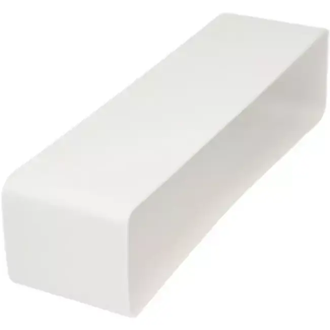 Raccord femelle carré en plastique 220x55 mm - KSF25