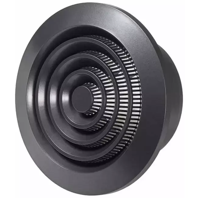 Grille de ventilation ronde grille Ø 100 mm anthracite - NGA100A