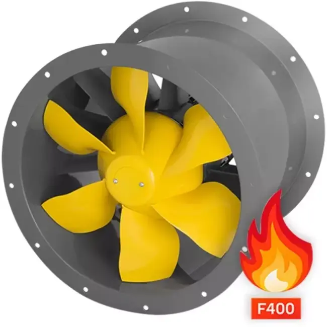 Axial ventilateur de gaine gaz de combustion - AL 315 D4 F4 01
