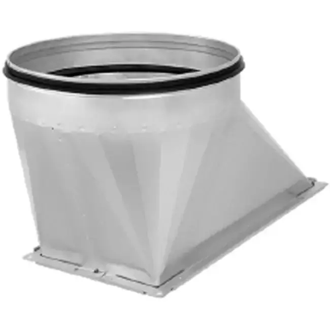 Conduit / tuyau de transition Ruck® - 600x250 - Ø 400 droit avec joint en caoutchouc - UKR 1700 400 02