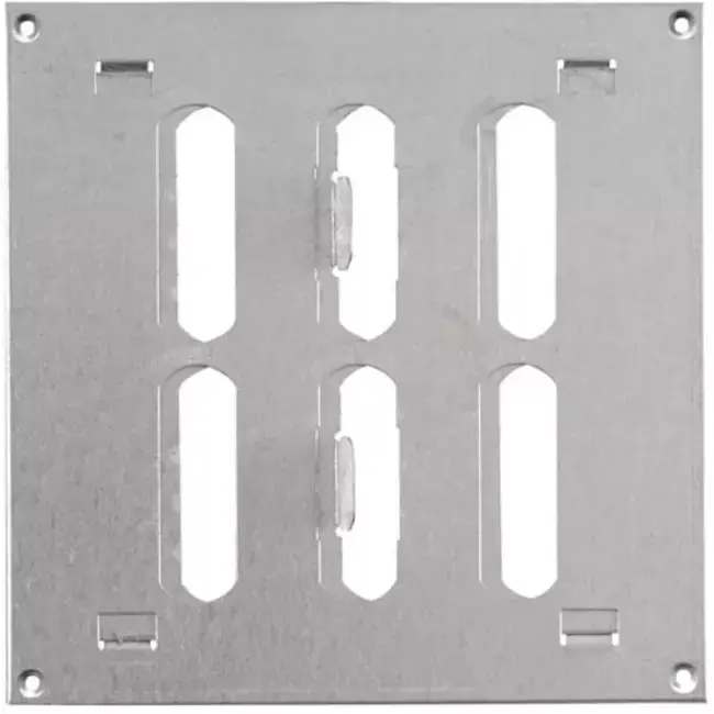 Grille métal réglable 150 x 150 mm galvanisée - MR1515RZn