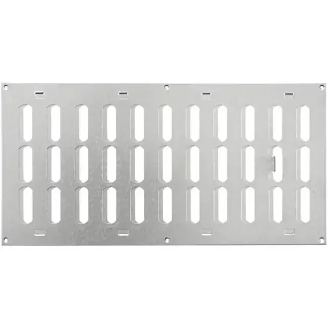 Grille métal réglable 400 x 200 mm galvanisée - MR4020RZn