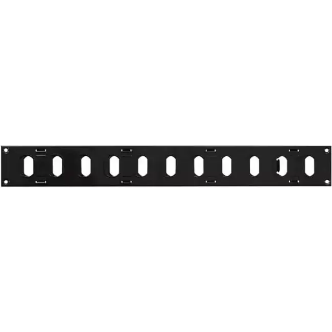 Grille métal réglable 400 x 50 mm noir - MR405RM - RAL9005