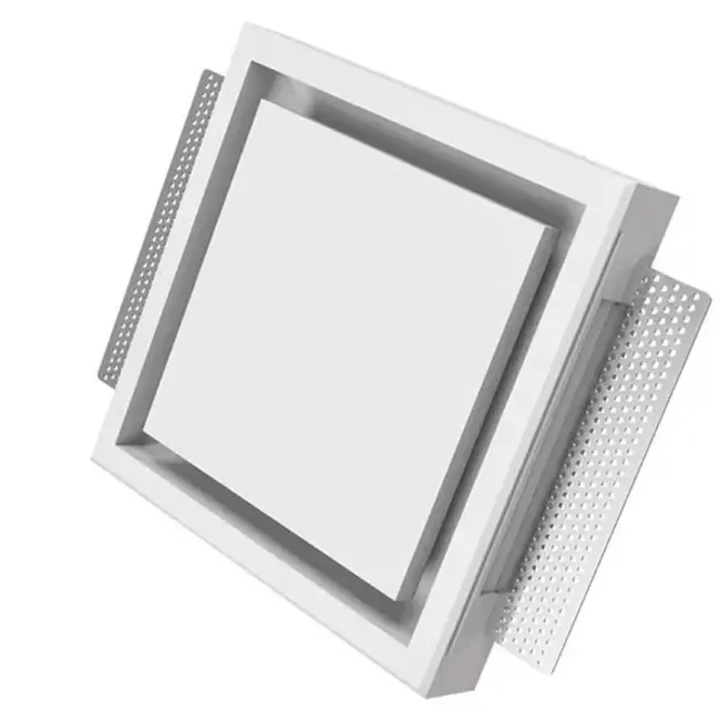 Ergovent bouche de ventilation sans cadre encastrable carrée 125 mm