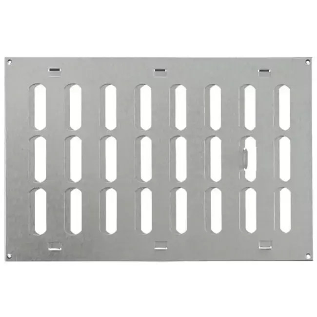 Grille métal réglable 300 x 200 mm galvanisée - MR3020RZn