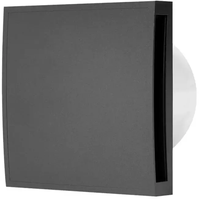 VMC salle de bain Ø125 mm Anthracite avec minuterie et capteurs d‘humidité - EET125HTA