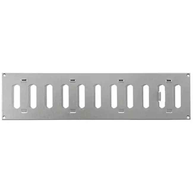 Grille métal réglable 400 x 100 mm galvanisée - MR4010RZn