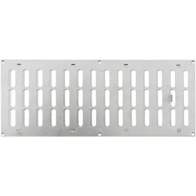 Grille métal réglable 500 x 200 mm galvanisée - MR5020RZn