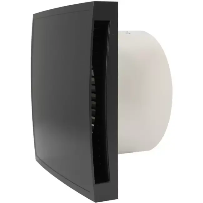 Vmc salle de bain Ø 100 mm anthracite avec minuterie - Design EET100TA