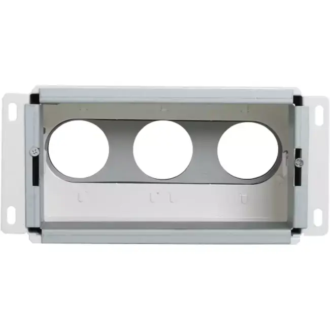 Vent-Axia Uniflexplus collecteur mural raccordement supérieur arrière isolé 3 x Ø69mm pour gaine plate galvanisée 200 x 100mm