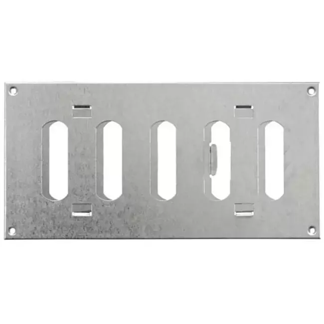Grille métal réglable 200 x 100 mm galvanisée - MR2010RZn