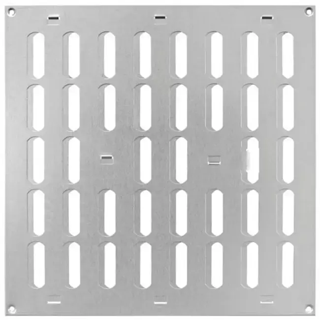 Grille métal réglable 300 x 300 mm galvanisée - MR3030RZn