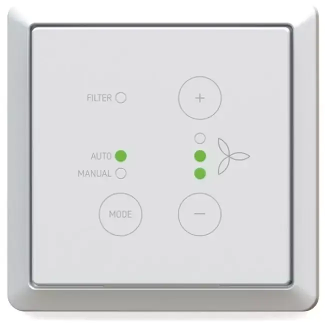 Zehnder ComfoSwitch C67 en surface (ComfoAir Q)