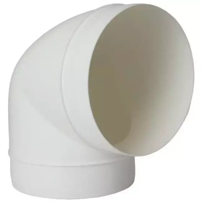 Coude rond en plastique à 90 ° diamètre 150 mm AL150-90