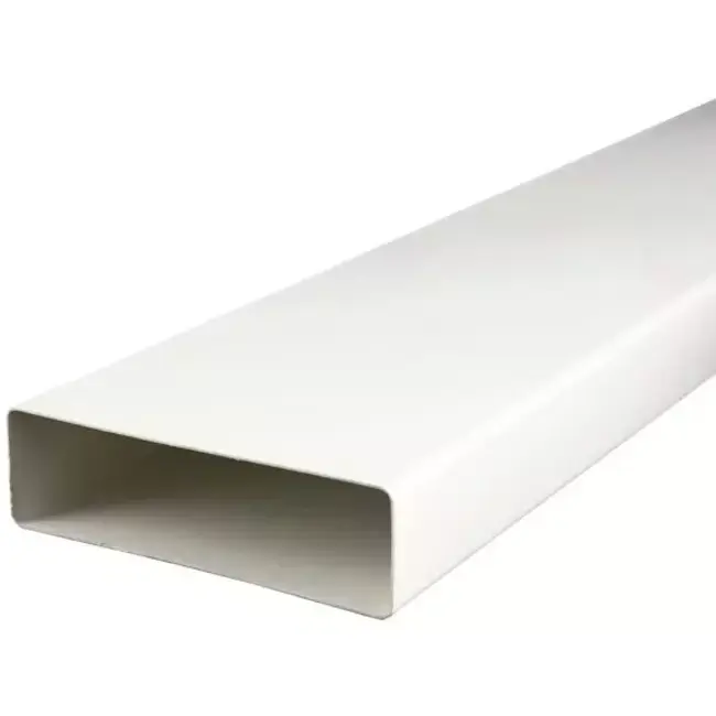 Conduit de ventilation rectangulaire en plastique 220x90 longueur= 1,5 mètres - K29-1.5