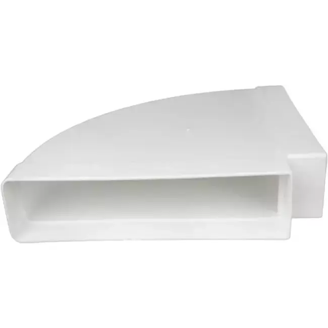 Coude horizontal rectangulaire en plastique à 90° 220x90mm - KLH29-90