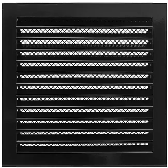 Grille métal industriel 300 x 300 mm noir - MRF3030M