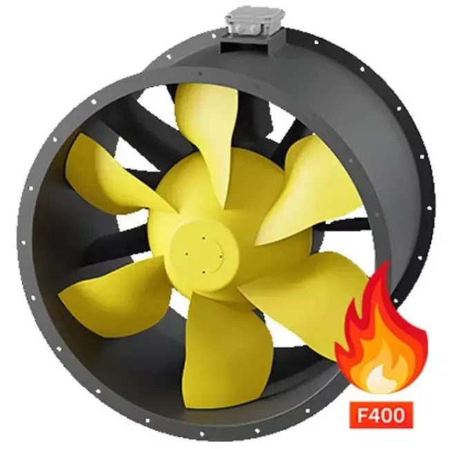 Axial ventilateur de gaine gaz de combustion - AL 800 D6 F4 01