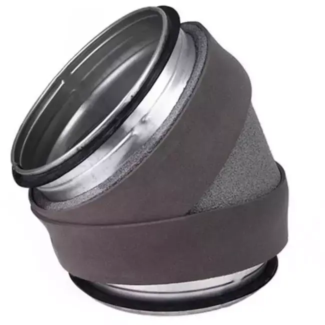 Coude isolé Thermoduct 13mm 45 degrés et 315 mm de diamètre
