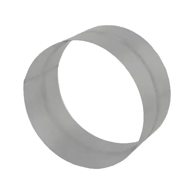 Raccord femelle pour raccords spiralés Ø 80 mm - sur mesure RAL7035