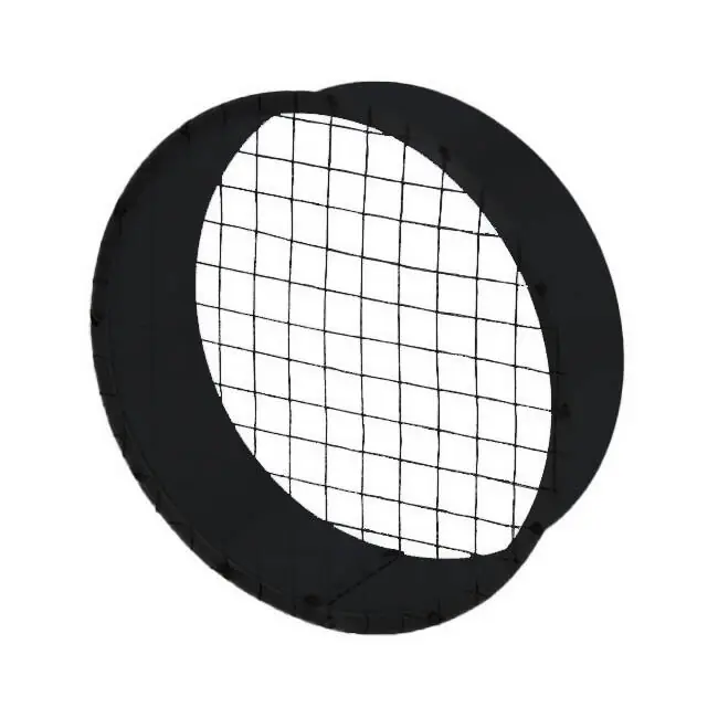 Grille tubulaire Ø 250 mm avec maille pour conduit rigide galvanisé - sur mesure RAL9005