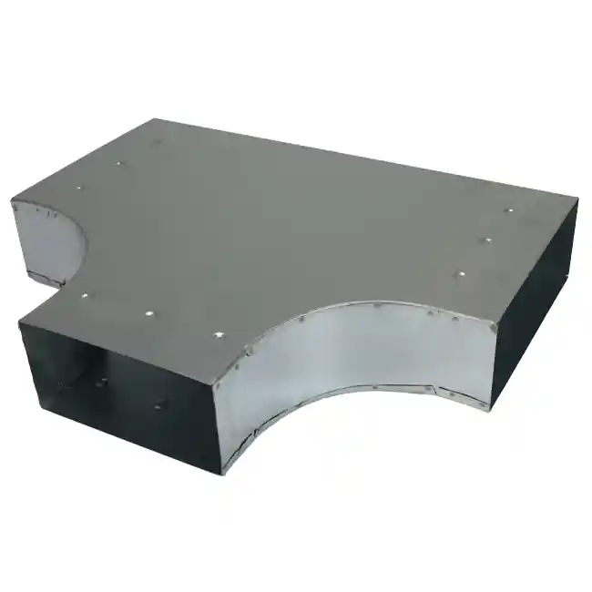 Pièce en T 90 degrés 220x80 mm - 220x80 mm pour gaine