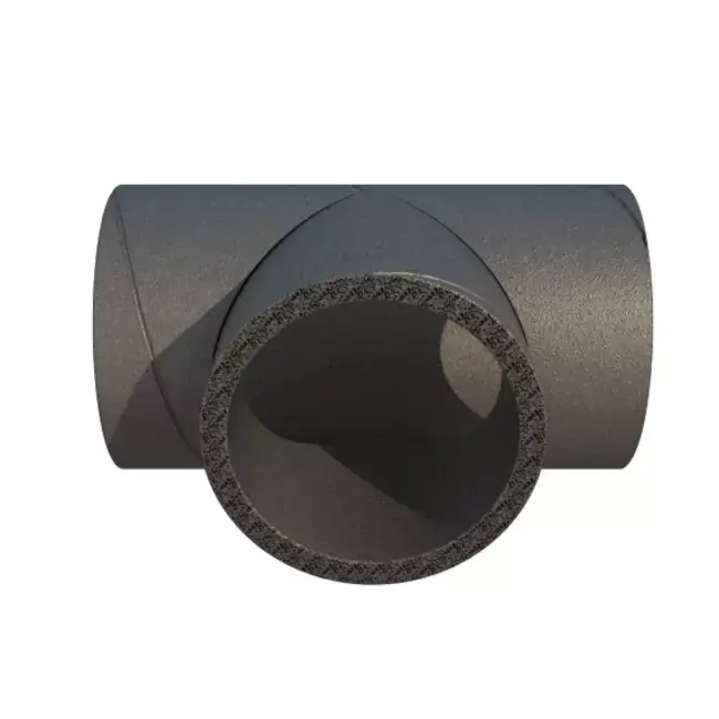 Ubbink Aerfoam Pièce en T à 90 degrés 125 mm
